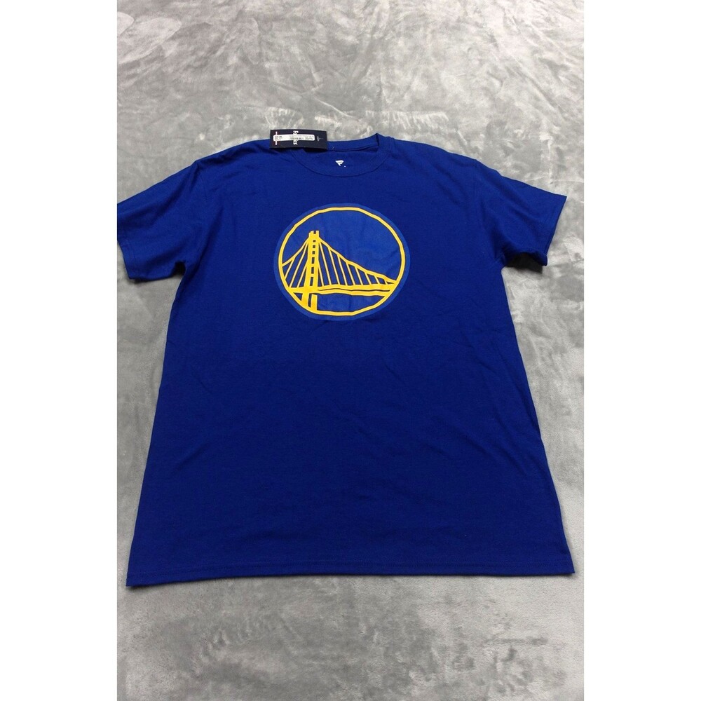 Golden State Warriors‎ Men's Medium Deep Royal Cotton Primary Logo T Shirt NWT